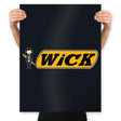 Wicks Pencil  - Prints Posters RIPT Apparel 18x24 / Black