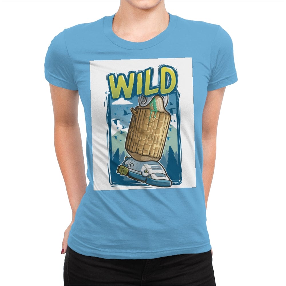 Wild - Womens Premium T-Shirts RIPT Apparel Small / Turquoise