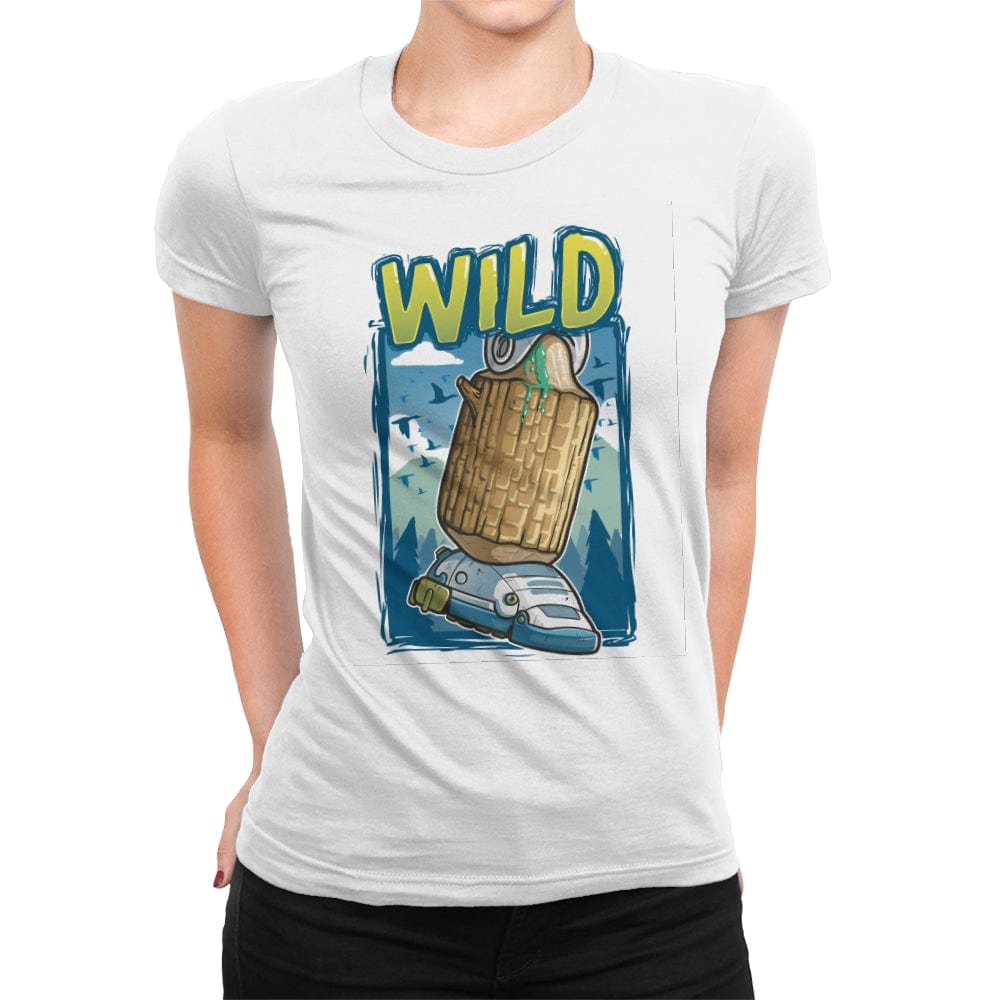 Wild - Womens Premium T-Shirts RIPT Apparel Small / White