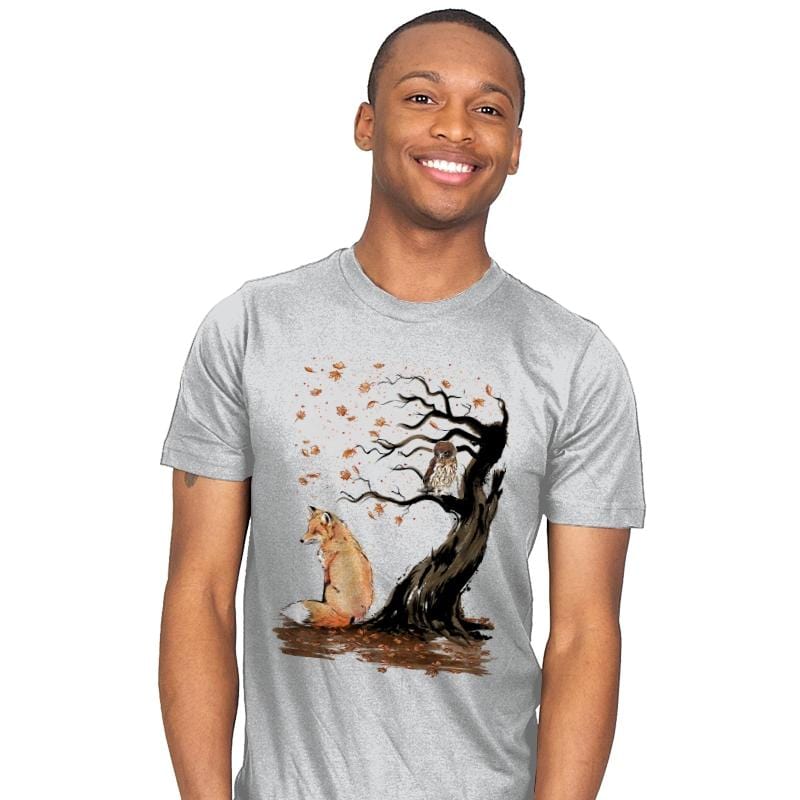 Winds of Autumn - Mens T-Shirts RIPT Apparel Small / Silver