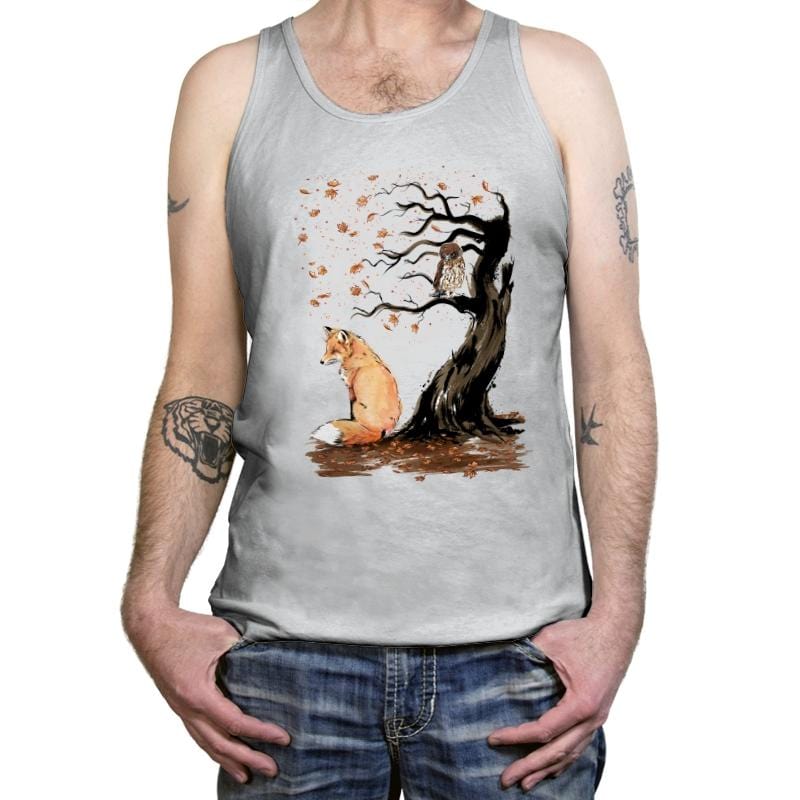 Winds of Autumn - Tanktop Tanktop RIPT Apparel X-Small / Silver