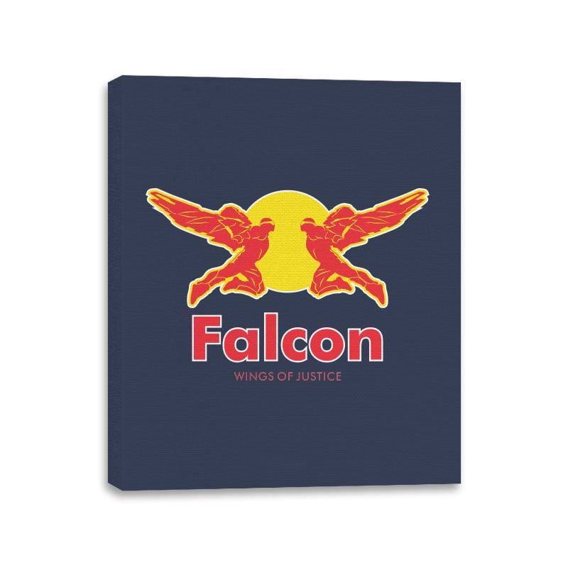 Wings Of Justice - Canvas Wraps Canvas Wraps RIPT Apparel 11x14 / Navy