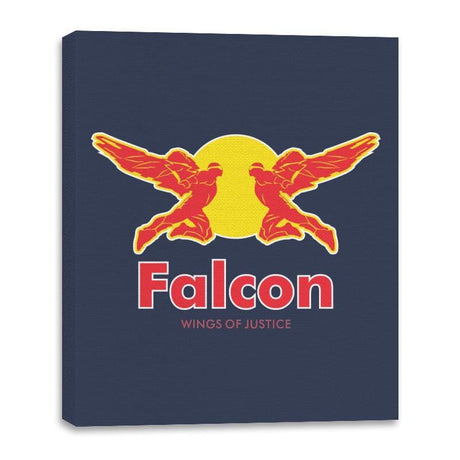 Wings Of Justice - Canvas Wraps Canvas Wraps RIPT Apparel 16x20 / Navy