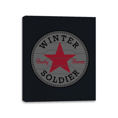 Winter Star - Canvas Wraps Canvas Wraps RIPT Apparel 11x14 / Black