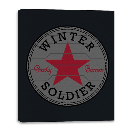 Winter Star - Canvas Wraps Canvas Wraps RIPT Apparel 16x20 / Black