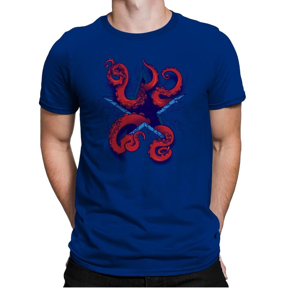 Winter Star - Mens Premium T-Shirts RIPT Apparel Small / Royal