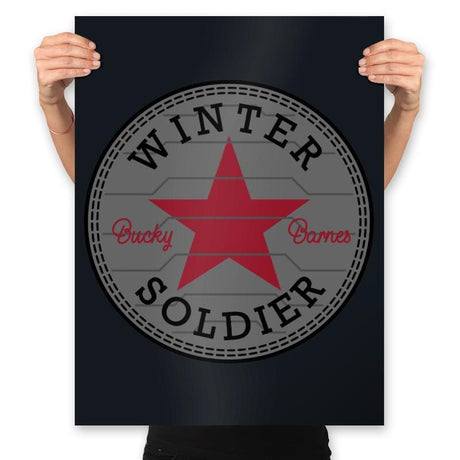 Winter Star - Prints Posters RIPT Apparel 18x24 / Black