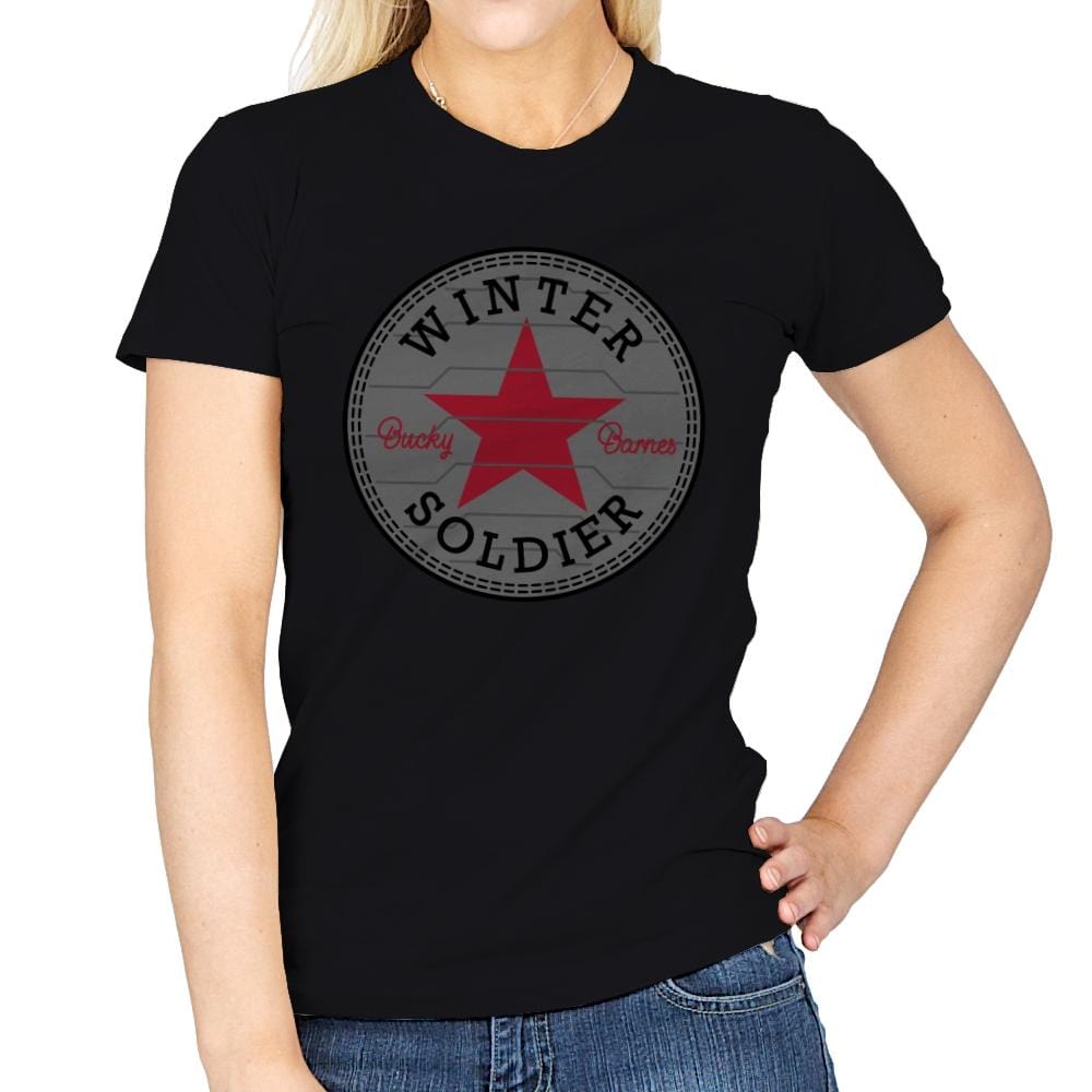 Winter Star - Womens T-Shirts RIPT Apparel Small / Black