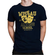 Wiseau Acting School - Mens Premium T-Shirts RIPT Apparel Small / Midnight Navy