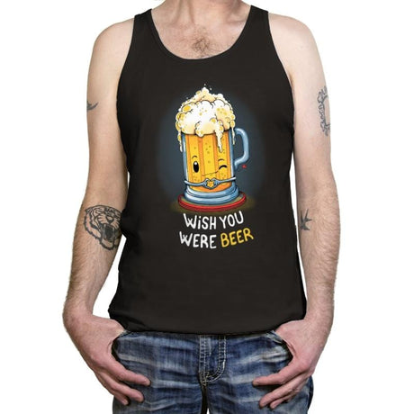 Wish You Were BEER - Tanktop Tanktop RIPT Apparel