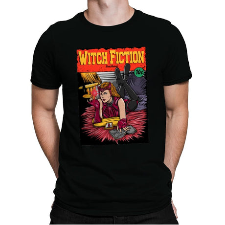 Witch Fiction - Mens Premium T-Shirts RIPT Apparel Small / Black