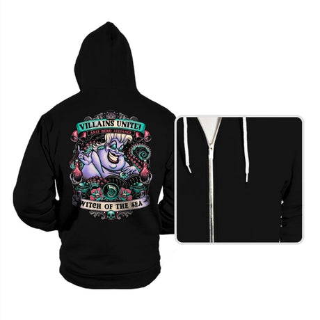 Witch of the Sea - Hoodies Hoodies RIPT Apparel Small / Black