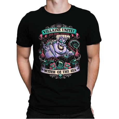 Witch of the Sea - Mens Premium T-Shirts RIPT Apparel Small / Black