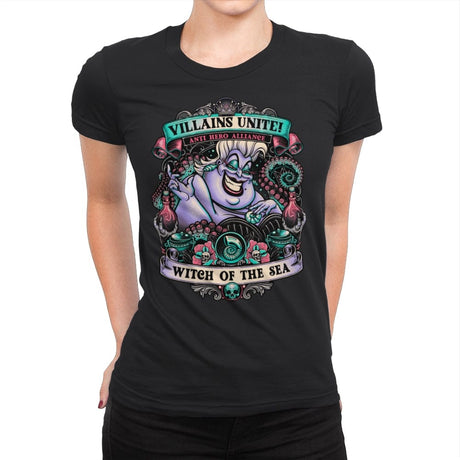 Witch of the Sea - Womens Premium T-Shirts RIPT Apparel Small / Black