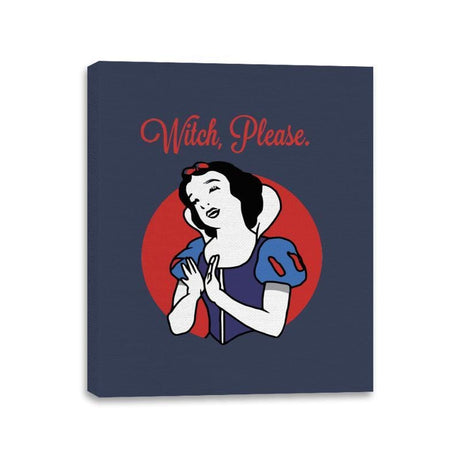 Witch, Please - Canvas Wraps Canvas Wraps RIPT Apparel 11x14 / Navy