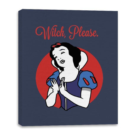 Witch, Please - Canvas Wraps Canvas Wraps RIPT Apparel 16x20 / Navy