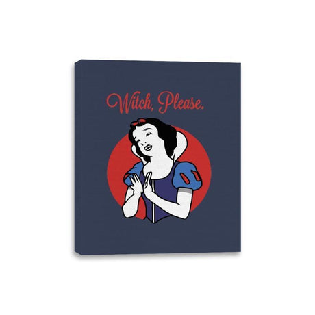 Witch, Please - Canvas Wraps Canvas Wraps RIPT Apparel 8x10 / Navy