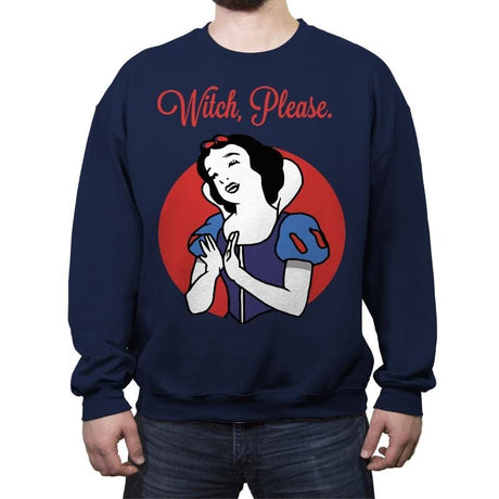 Witch, Please - Crew Neck Sweatshirt Crew Neck Sweatshirt RIPT Apparel Small / Navy