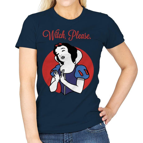 Witch, Please - Womens T-Shirts RIPT Apparel Small / Navy