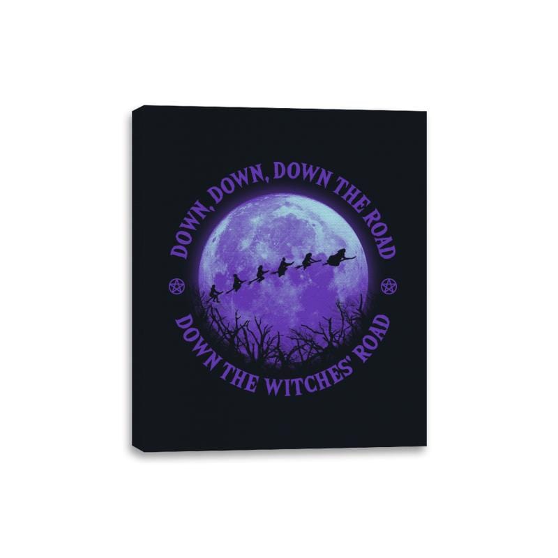 Witches' Moon - Canvas Wraps Canvas Wraps RIPT Apparel 8x10 / Black