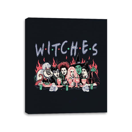 Witches Party - Canvas Wraps Canvas Wraps RIPT Apparel 11x14 / Black