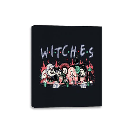 Witches Party - Canvas Wraps Canvas Wraps RIPT Apparel 8x10 / Black