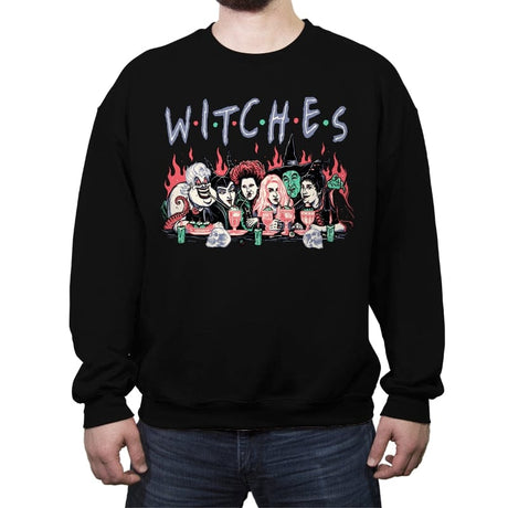 Witches Party - Crew Neck Sweatshirt Crew Neck Sweatshirt RIPT Apparel Small / Black