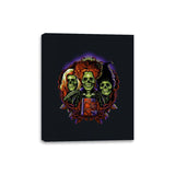 Witches Skulls - Canvas Wraps Canvas Wraps RIPT Apparel 8x10 / Black