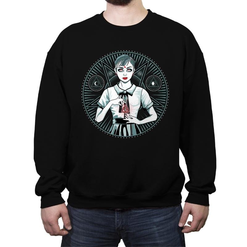 Witching Hour - Crew Neck Sweatshirt Crew Neck Sweatshirt RIPT Apparel Small / Black