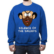 With Some Fava Beans - Crew Neck Sweatshirt Crew Neck Sweatshirt RIPT Apparel Small / Royal