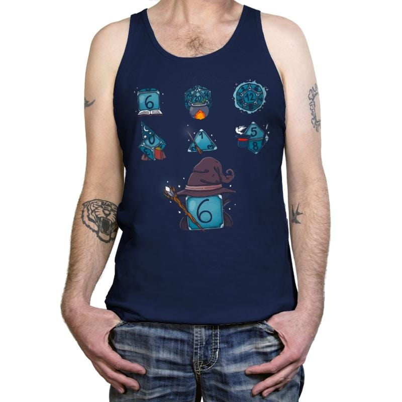 Wizard Set Dice - Tanktop Tanktop RIPT Apparel X-Small / Navy