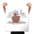 Wizarding Ace - Prints Posters RIPT Apparel 18x24 / White