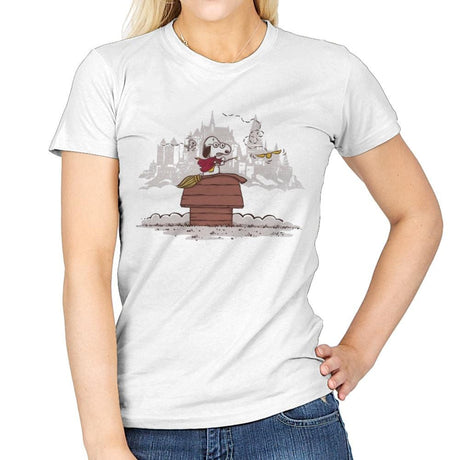 Wizarding Ace - Womens T-Shirts RIPT Apparel Small / White