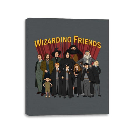 Wizarding Friends - Canvas Wraps Canvas Wraps RIPT Apparel 11x14 / Charcoal