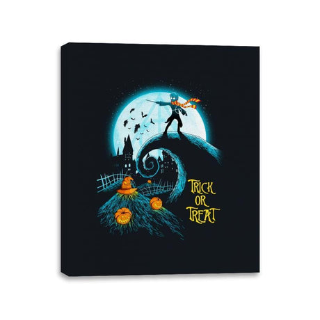 Wizardry Night - Canvas Wraps Canvas Wraps RIPT Apparel 11x14 / Black