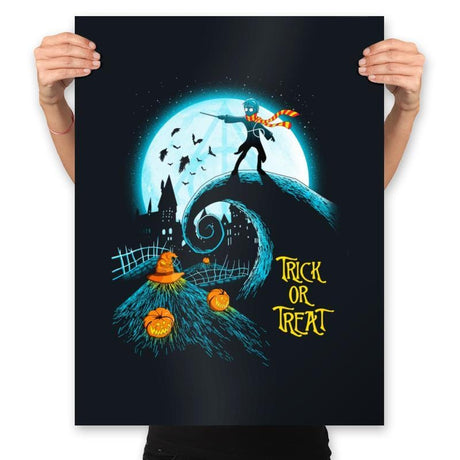 Wizardry Night - Prints Posters RIPT Apparel 18x24 / Black