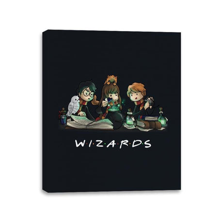 WIZARDS - Canvas Wraps Canvas Wraps RIPT Apparel 11x14 / Black