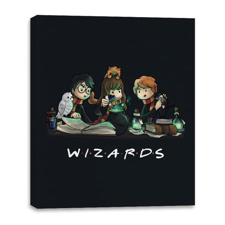 WIZARDS - Canvas Wraps Canvas Wraps RIPT Apparel 16x20 / Black