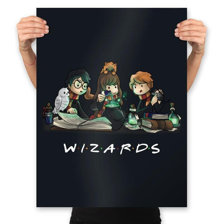 WIZARDS - Prints Posters RIPT Apparel 18x24 / Black