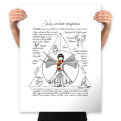 Wizarium Magicus - Prints Posters RIPT Apparel 18x24 / White