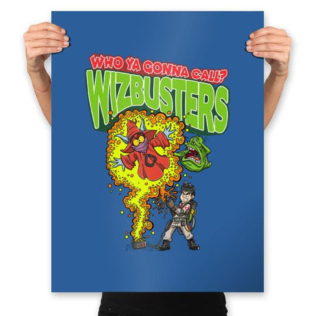 Wizbusters - Prints Posters RIPT Apparel 18x24 / Royal