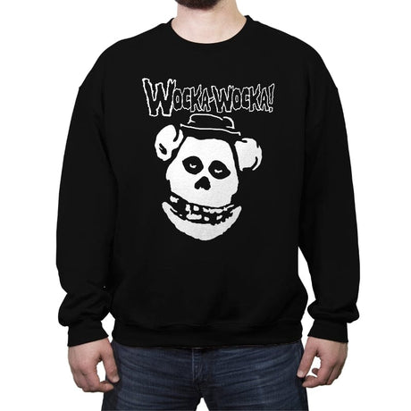 Wocka-Wocka! - Shirt Club - Crew Neck Sweatshirt Crew Neck Sweatshirt RIPT Apparel Small / Black