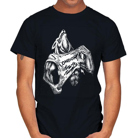 Wolf in London - Mens T-Shirts RIPT Apparel Small / Black