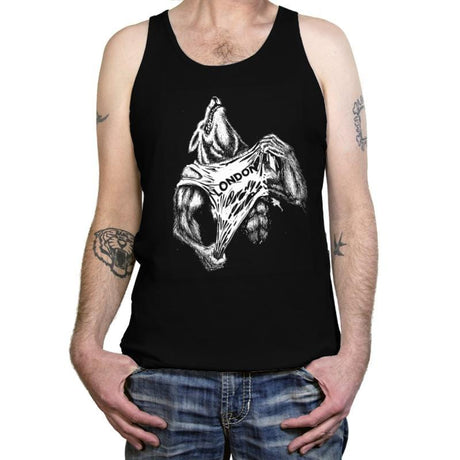 Wolf in London - Tanktop Tanktop RIPT Apparel X-Small / Black