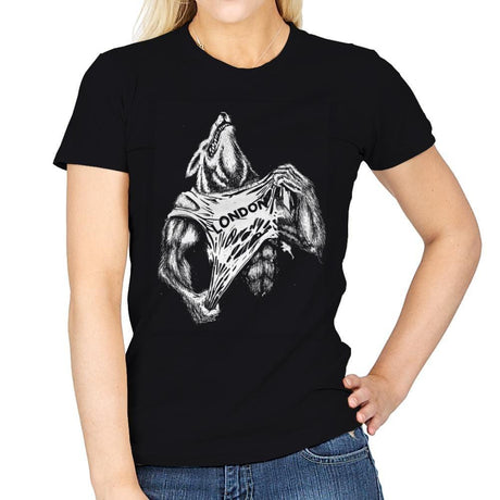 Wolf in London - Womens T-Shirts RIPT Apparel Small / Black