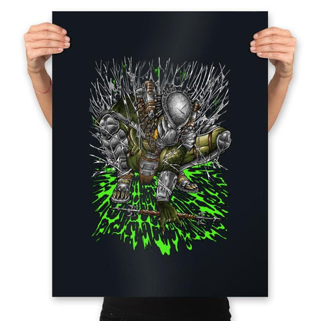 Wolf Knight - Prints Posters RIPT Apparel 18x24 / Black