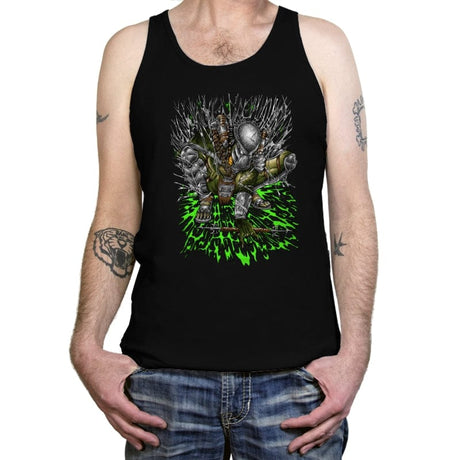 Wolf Knight - Tanktop Tanktop RIPT Apparel X-Small / Black