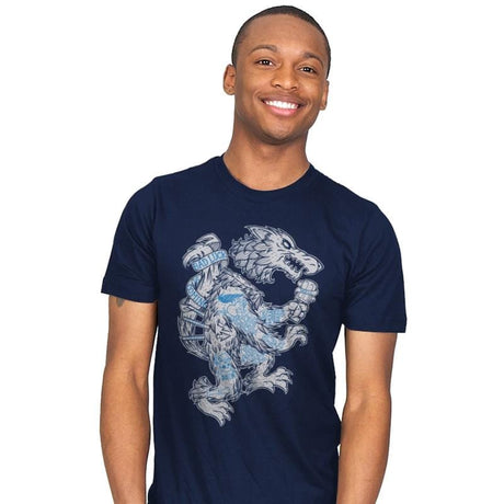 Wolf Spoiler Crest - Mens T-Shirts RIPT Apparel