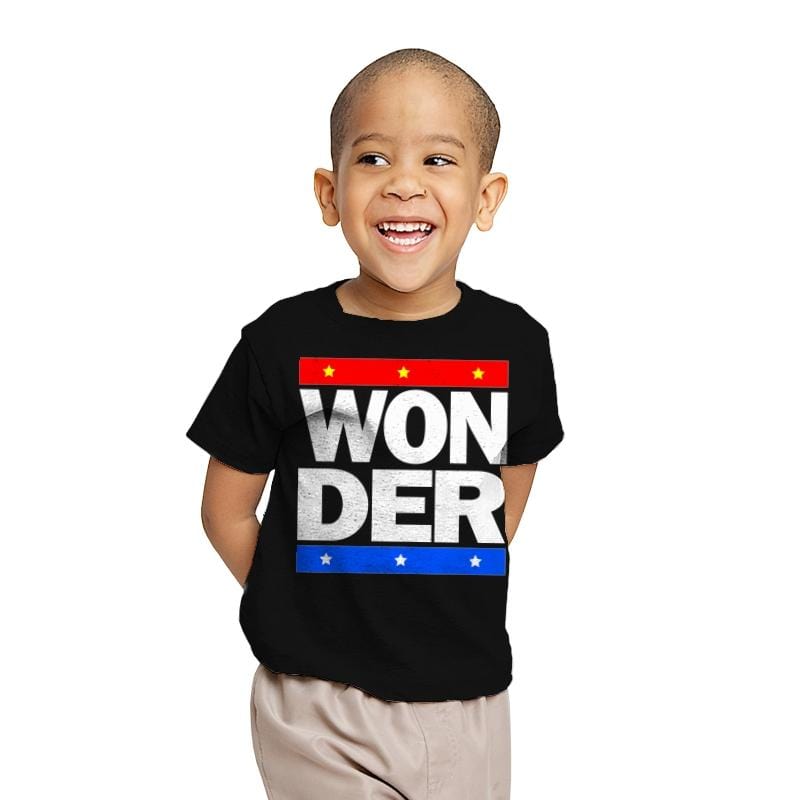 Won-DER - Youth T-Shirts RIPT Apparel X-small / Black