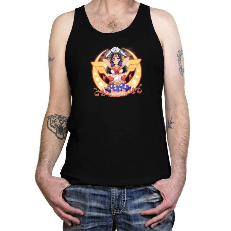 Wonder Moon  - Tanktop Tanktop RIPT Apparel X-Small / Black